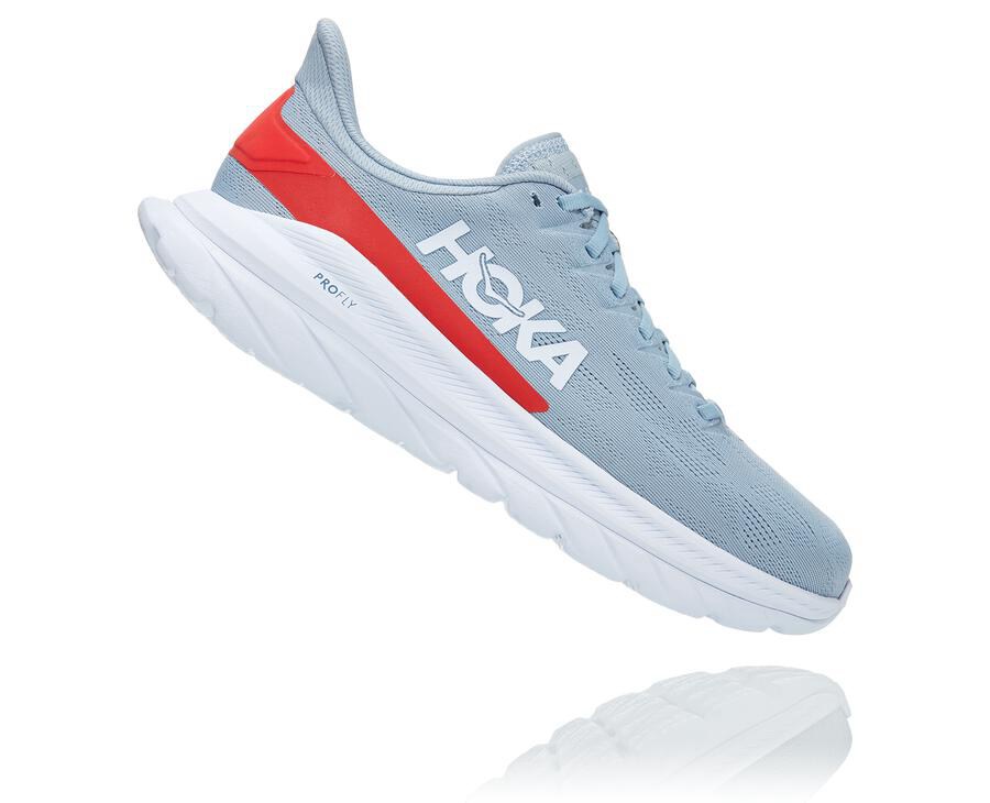 Tenis Hoka One One Masculino Azuis/Branco - Mach 4 - 306-IHJCAL